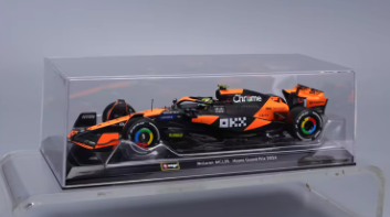 Bburago 1:24 Mclaren MCL38 Miami GP 2024 - Lando Norris