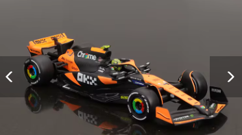 Bburago 1:24 Mclaren MCL38 Miami GP 2024 - Lando Norris