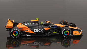 Bburago 1:24 Mclaren MCL38 Miami GP 2024 - Lando Norris