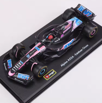 Bburago 1:43 Alpine A524 2024 Bahrain GP - E. Ocon