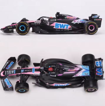 Bburago 1:43 Alpine A524 2024 Bahrain GP - E. Ocon