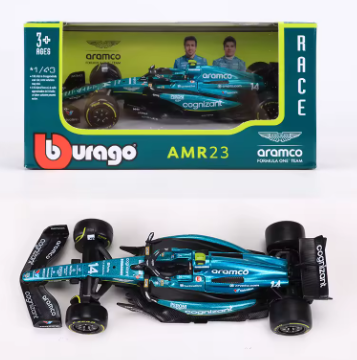 Bburago 1:43 Aston Martin AMR23- F. Alonso
