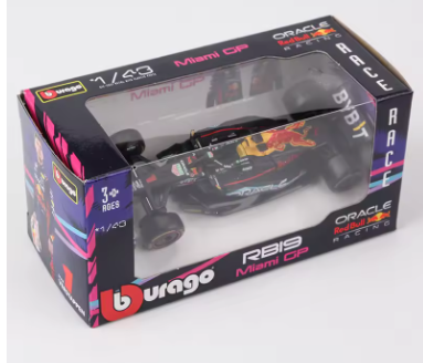 Bburago 1:43 Red Bull RB19 Las Vegas GP Special Livery - M. Verstappen