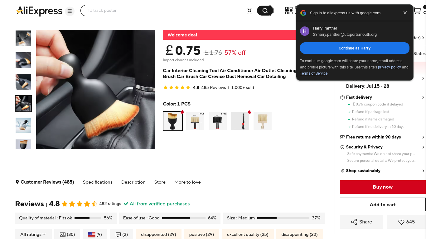 Car Detailing Brush