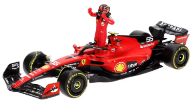 Bburago 1:24 Ferrari SF23 - Carlos Sainz Winner Singapore GP 2023