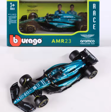 Bburago 1:43 Aston Martin AMR23- F. Alonso